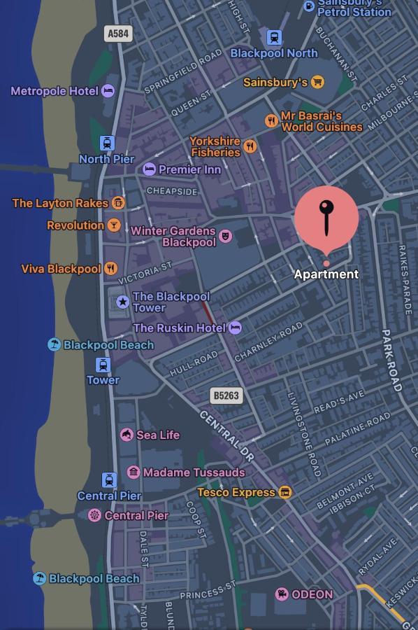 Safari Apartment, Free Parking, 10Min Walk To Blackpool Tower, Sleeps 12 Eksteriør billede